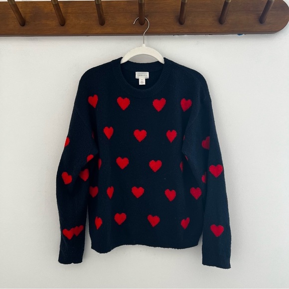 Caslon Heart Cozy Crewneck Sweater – Size XS - Picture 4 of 6